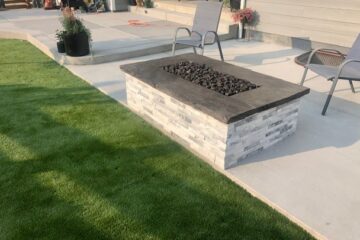Outdoor Fireplace installed in the Denver metro Area